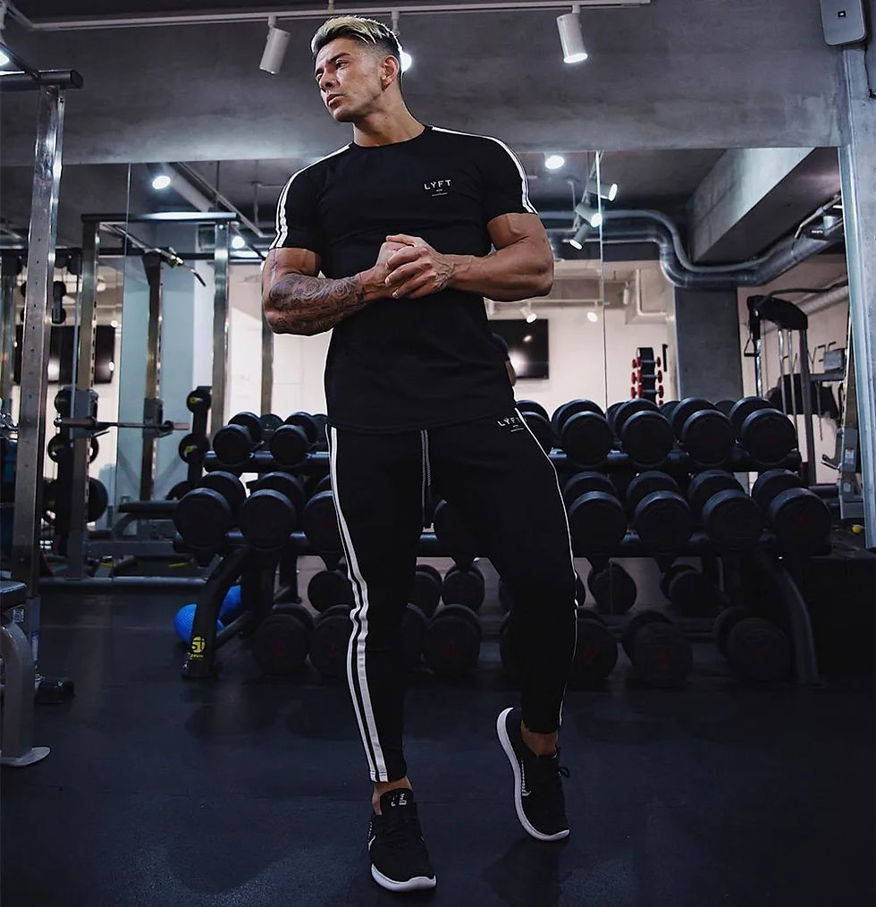 Thumbnail: LYFT Bodybuilding Men's Gym Joggers Bodybuilding