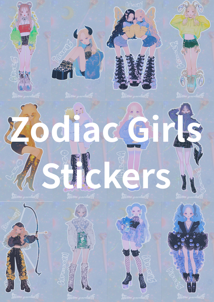 Zodiac Girls Stickers