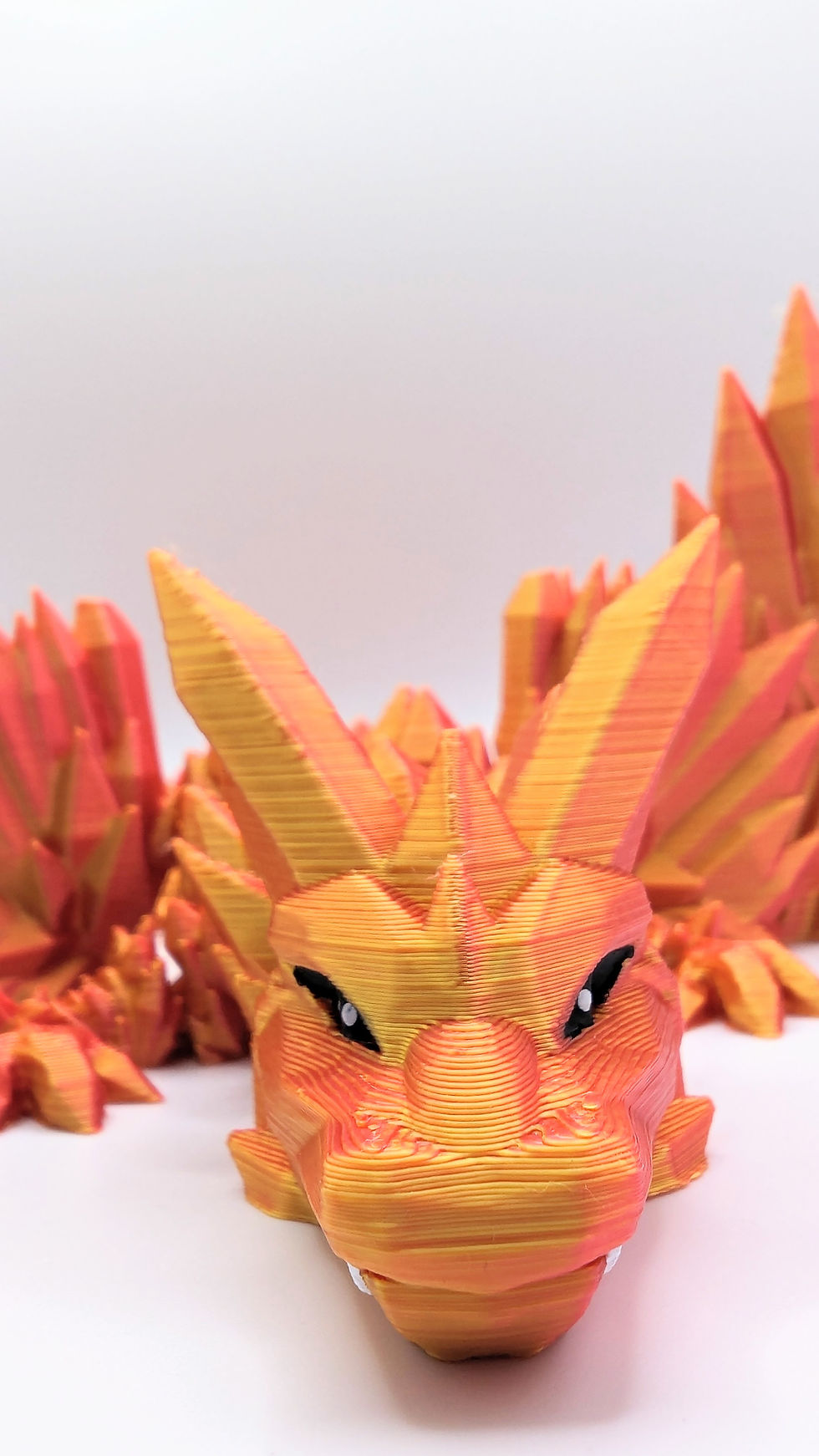 Thumbnail: Crystalwing Dragon - 3D Printed Articulated Dragon Fidget Toys