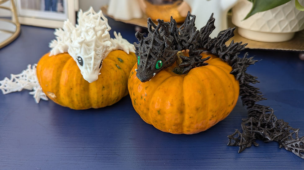 Thumbnail: 🕸️ Wicked Web Dragon – Articulated 3D Printed Dragon with Spiders & Web Detail