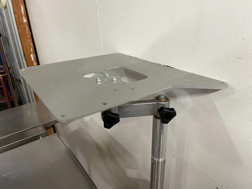 Thumbnail: 182-0203 Hobart HWS-4-C Hand Wrapping Station with Hot Plate