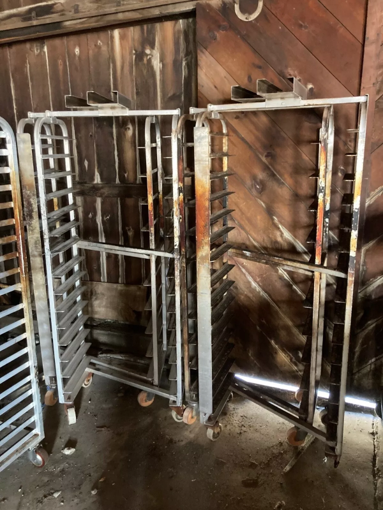 Thumbnail: 142-1191 C Lift Aluminum Single Rack Oven Cart Rack