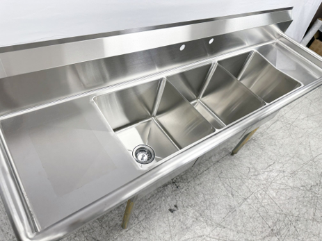 Thumbnail: 171-0599 75” Sink 3 Compartment Sink