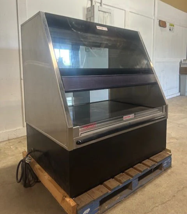 195-0011 Hardt 2 Tier Combo Zone Dual Service Hot Food Display Case