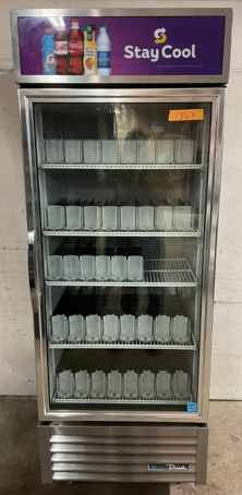 182-0008 True GDM-26-HC- TSL01 Single Glass Door Cooler