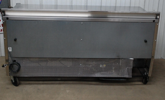 Thumbnail: 142-1057 True TWT-72 72 Inch Self Contained Three Door Worktop Cooler