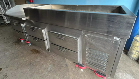 Thumbnail: 75-0002 Custom Made 72 Inch Refrigerated Oyster Station