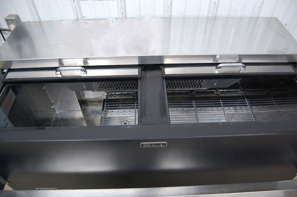 Thumbnail: 142-1079 Perlick FR48RT-3 Sliding Top Glass Froster Mug Chiller Freezer