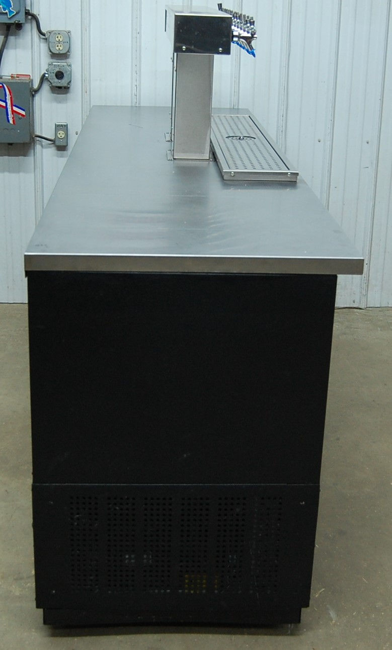 Thumbnail: 142-1109 Asber 8' 3 Door Cooler w 12 Tap Beer Kegerator #ADDC-94 NT