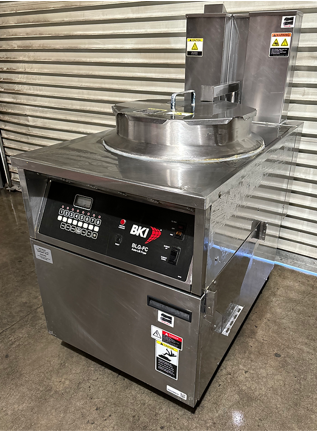 Thumbnail: 105-0003 BKI Gas Fryer with Basket Lift and Filtration