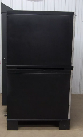 Thumbnail: 142-1225 Peerless CW61NS Natural Gas Double Stack 4 Stone Deck Pizza Oven