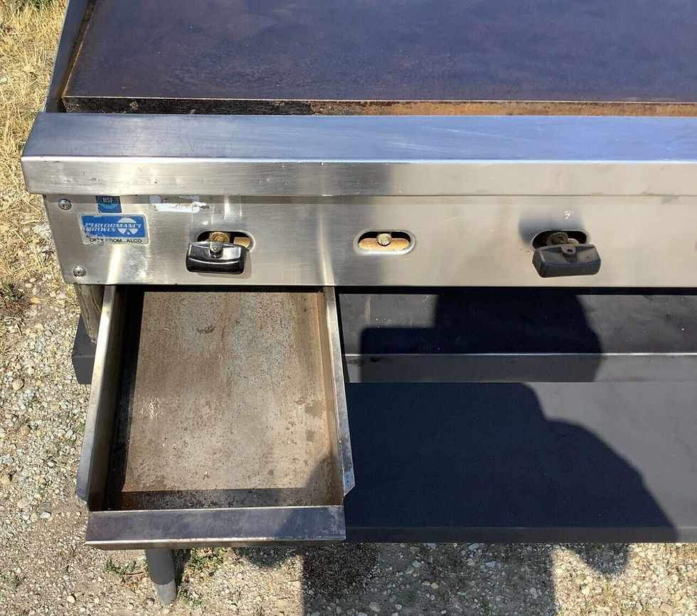 Thumbnail: 152-0386 American Range 36" 2 Burner Natural Gas Griddle