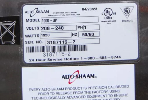 Thumbnail: 142-0007 Alto-Shaam 1000-UP Mobile Hot Food Holding Cabinet Warmer Newer Model