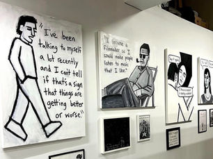The emptiness and happiness of ambition: A look inside David Finch's latest exhibition