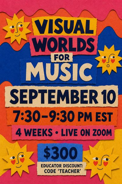 music and art /stage design workshop  set 10th 
