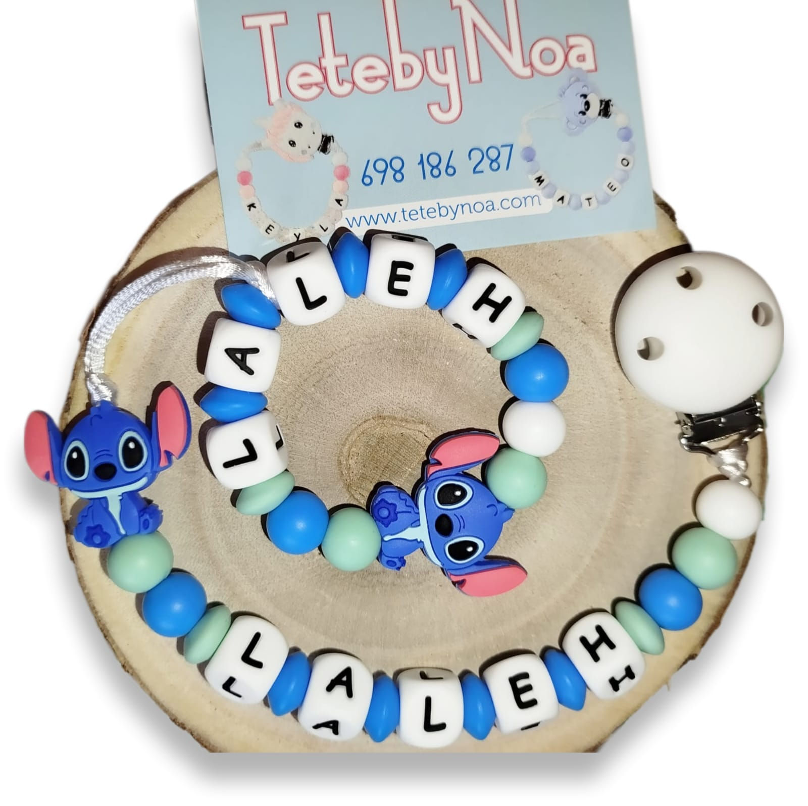 Chupetero Stitch+ Mordedor