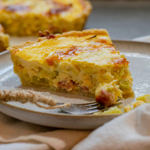 Quiche with Ham & Leek
