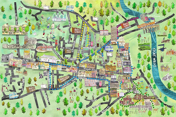 Bishop Auckland Heritage Map