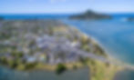 Drone Aerial Photograph - Tairua township, Coromandel