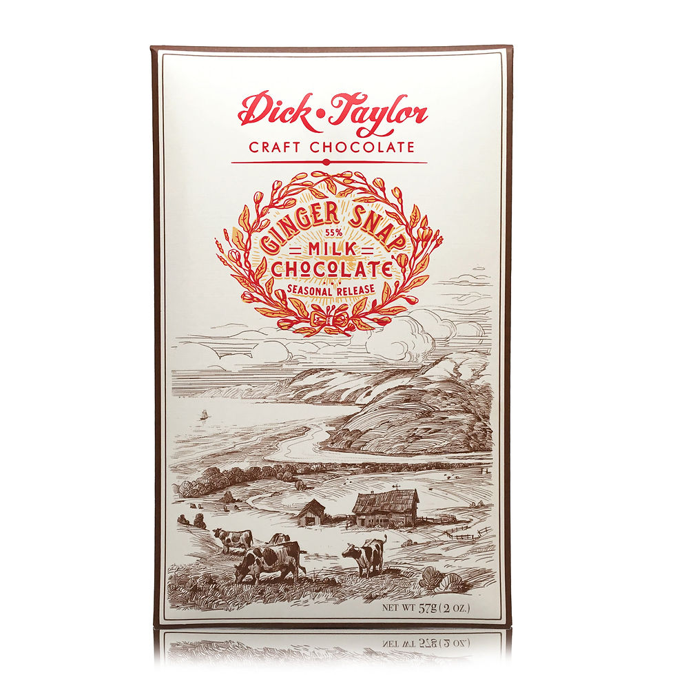 Dick Taylor Craft Chocolate - Ginger Snap Milk Chocolate