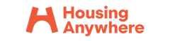 HousingAnywhere logo - global room rental platform used by Elevated Clicks for Athens properties