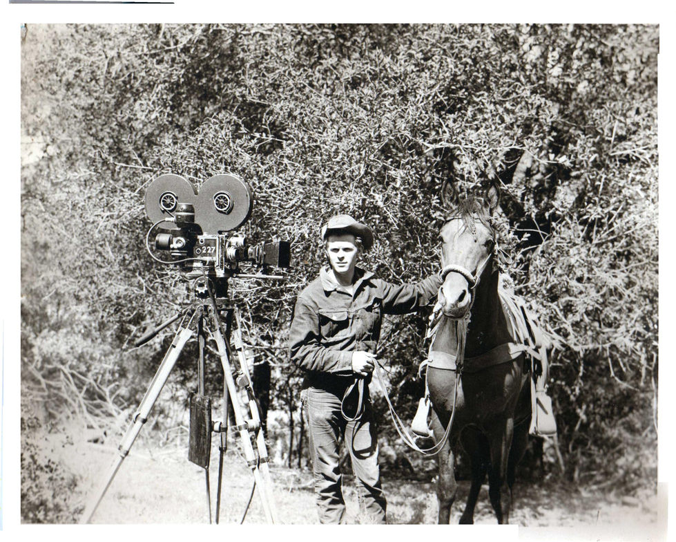 1957 Rusty w Baarhan on TV Location Set Modjeska128