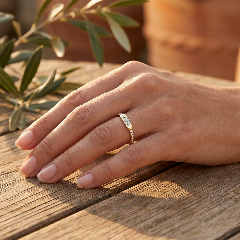 Miniatura: Minimal Luxury in Argento o Oro