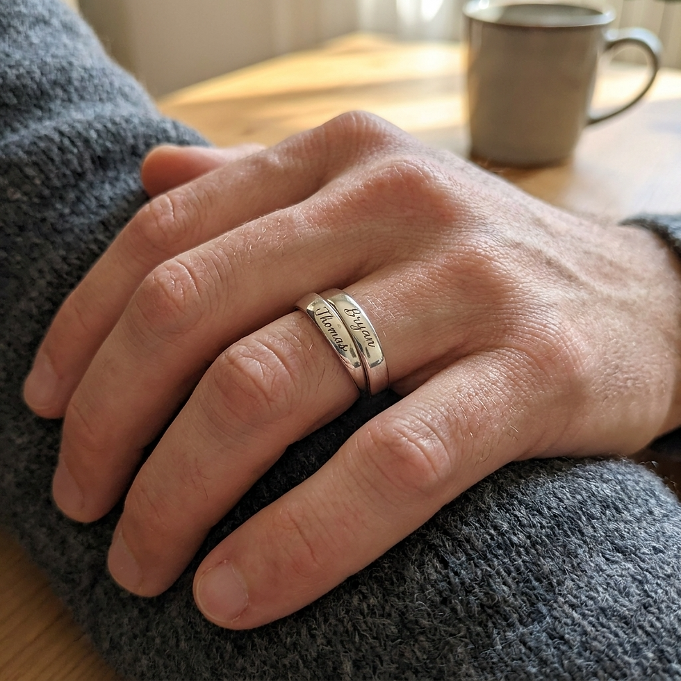 Thumbnail: Double Band Ring "Customizable"