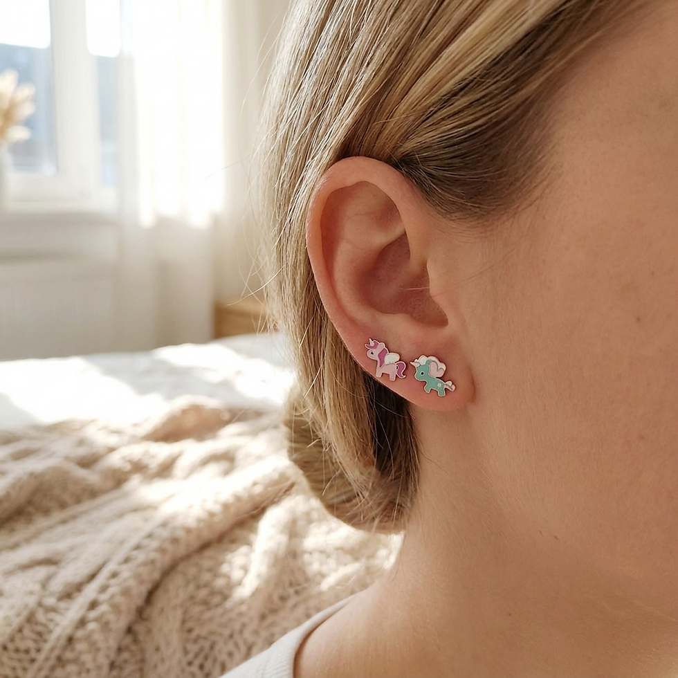 Miniature : Mes Boucles d'Oreilles Licorne "Personnalisables"