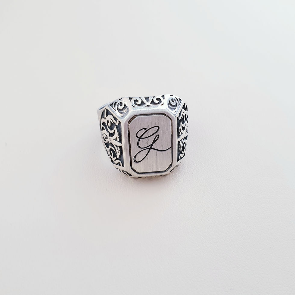 Miniatura: Anello Sigillo Unisex "Personalizzabile"
