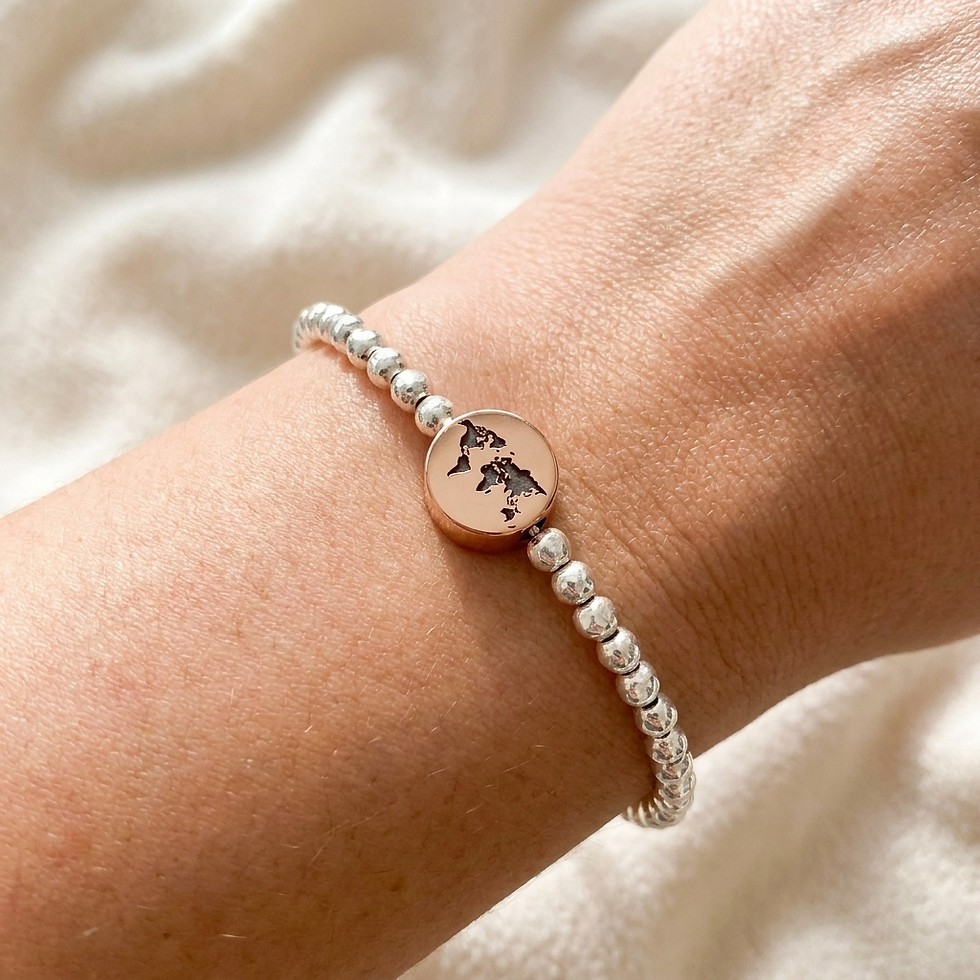 Miniatura: Charm Il Mio Mondo Compatibile con Incisione in Argento 925