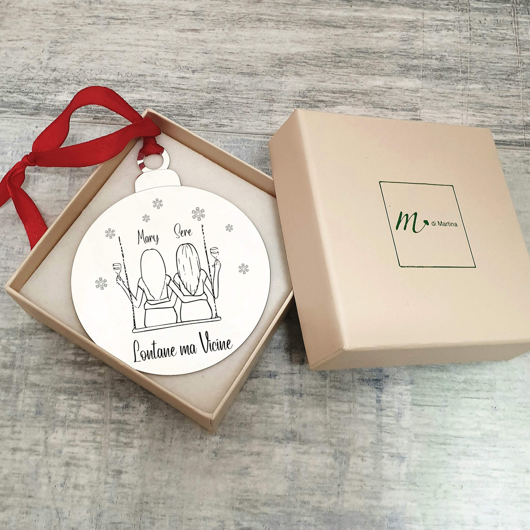 Christmas ball Always Together "Customizable"