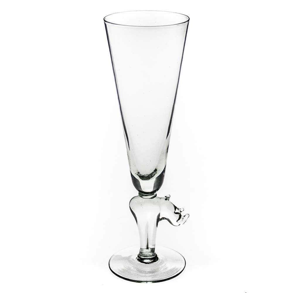 Vlottenberg Rhino stem Champagne flute(V6-02)