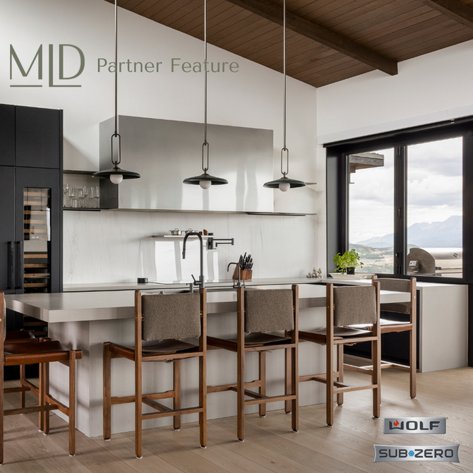 Axis custom home kitchen in Tuhaye built by Vitruvius Built and featured by Mountain Land Design