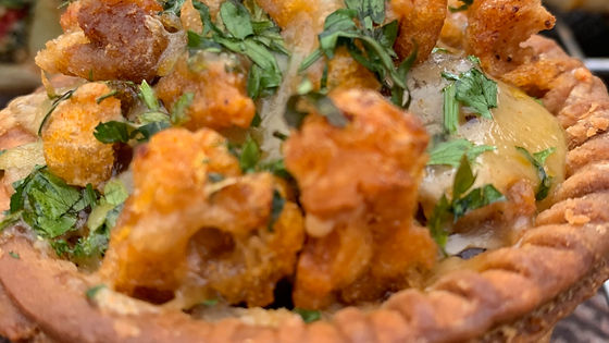 Artisan Pork Pie with a Crunchy Topping