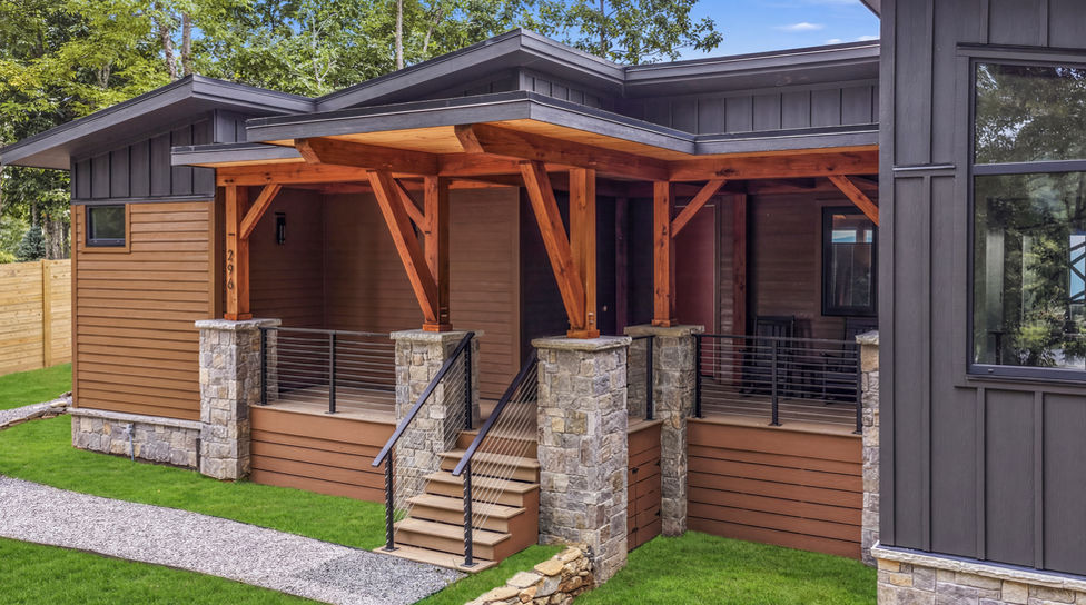 Mountain House, Boone mountain house, boone north carolina, north carolina house, warm modern architecture, Colorado contemporary, architecture, blowing rock, modern architecture, timber frame, modern timber frame