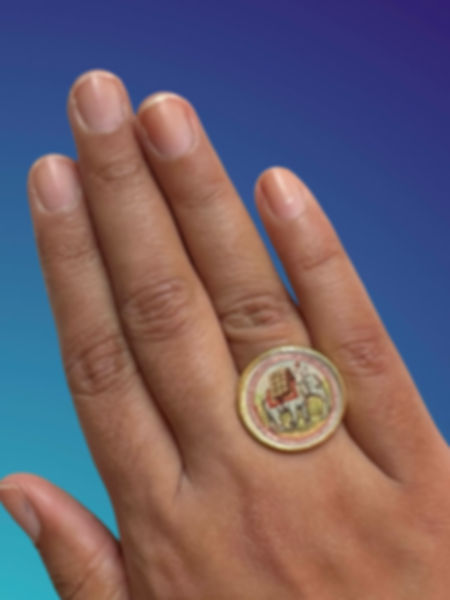 Vintage Print - Ring