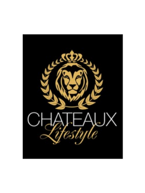 Chateaux Lifestyle logo with lion and wreath