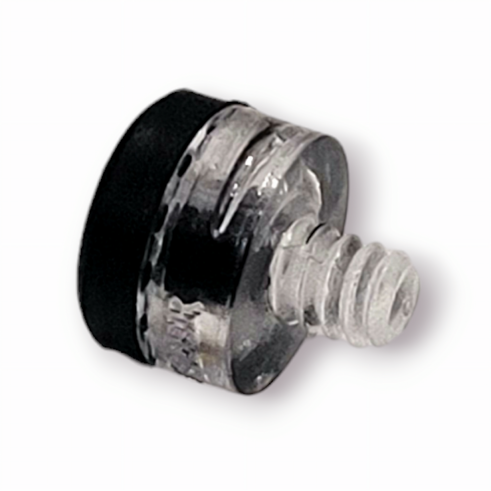 Thumbnail: 11mm Screw on Chalkless Rubber Cue Tip (single)