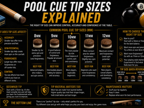 Pool Cue Tip Sizes Explained