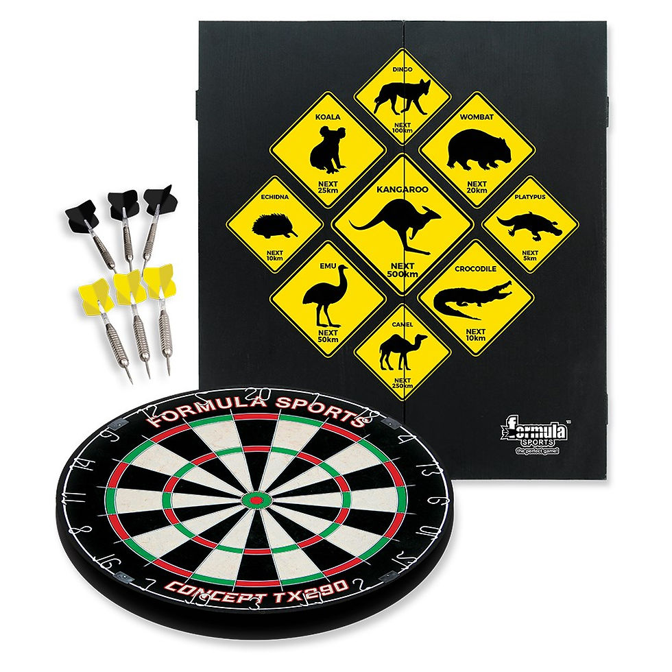 Thumbnail: Outback Dartboard and Cabinet Set