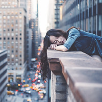 Girl in New York City