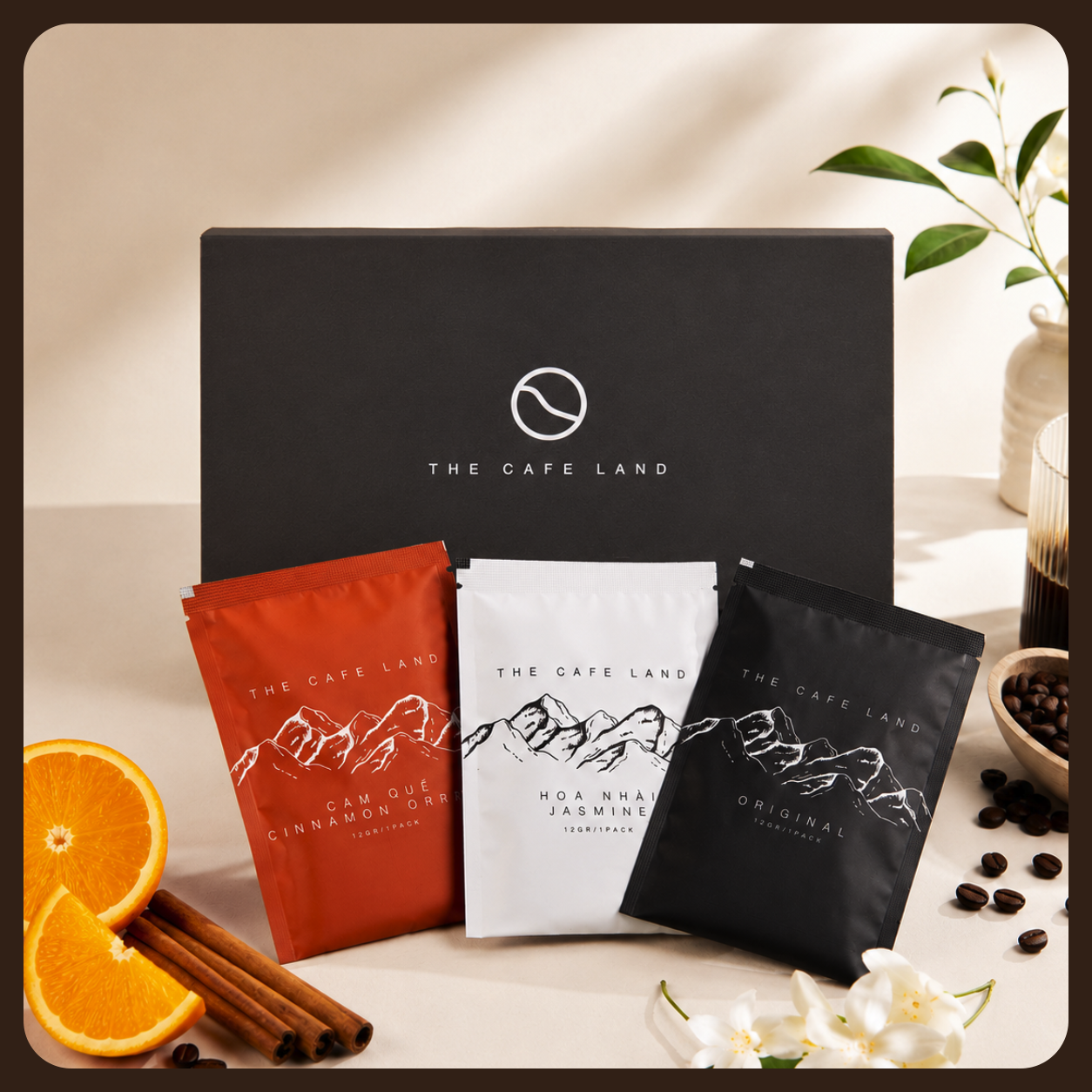 Cà Phê Gói Lẻ/Gói Thử - COLDBREW Ủ Lạnh HOA QUẢ - Thay trà sữa - 100% Tự nhiên