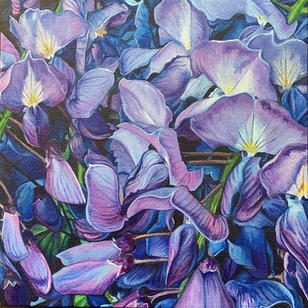 Wisteria painting