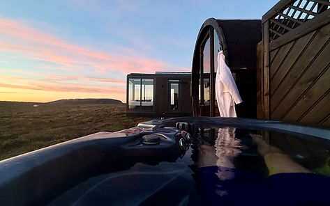 Luxury glass lodge in Iceland near the Golden Circle