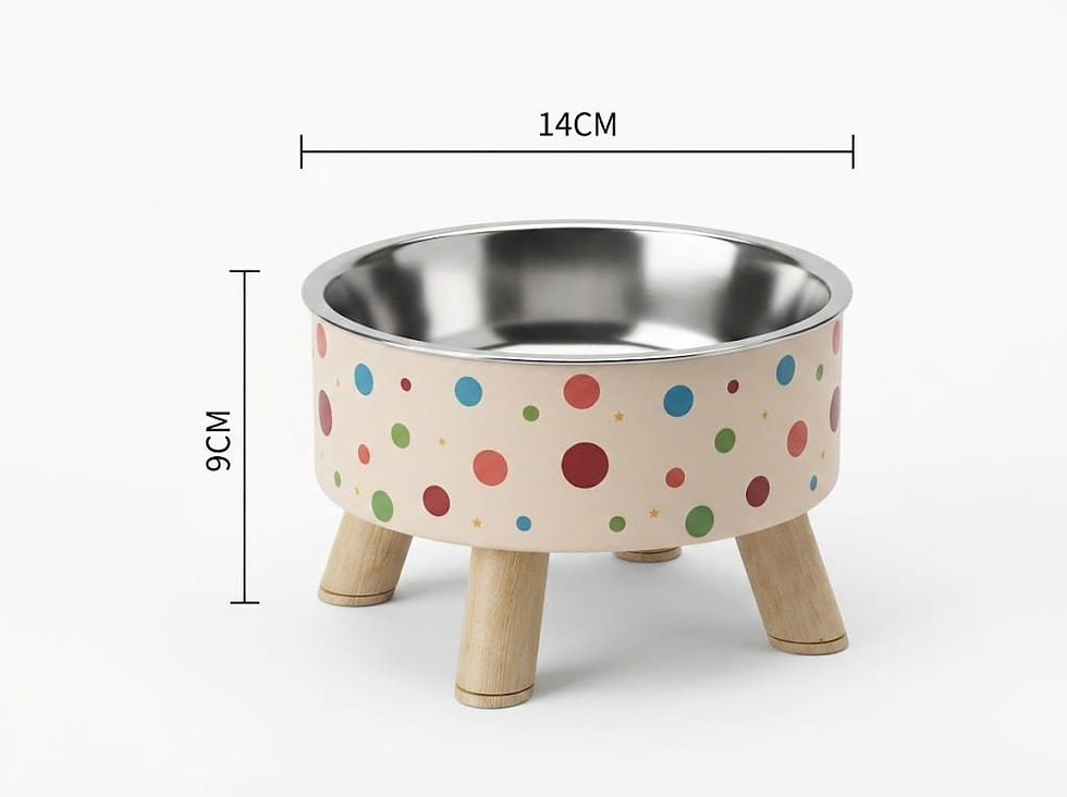 Thumbnail: Velora PostureBowl™ – Elevated Anti-Tip Pet Feeder