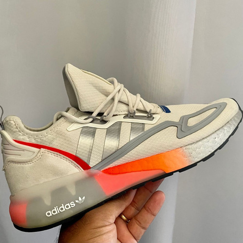 TÊNIS ADIDAS ZX 2K BOOST BRANCO nº 42/43 (semi-novo) | Uaitlets