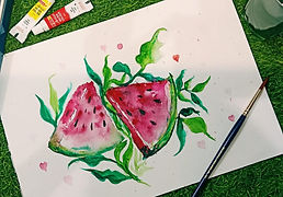 Watercolor Watermelon