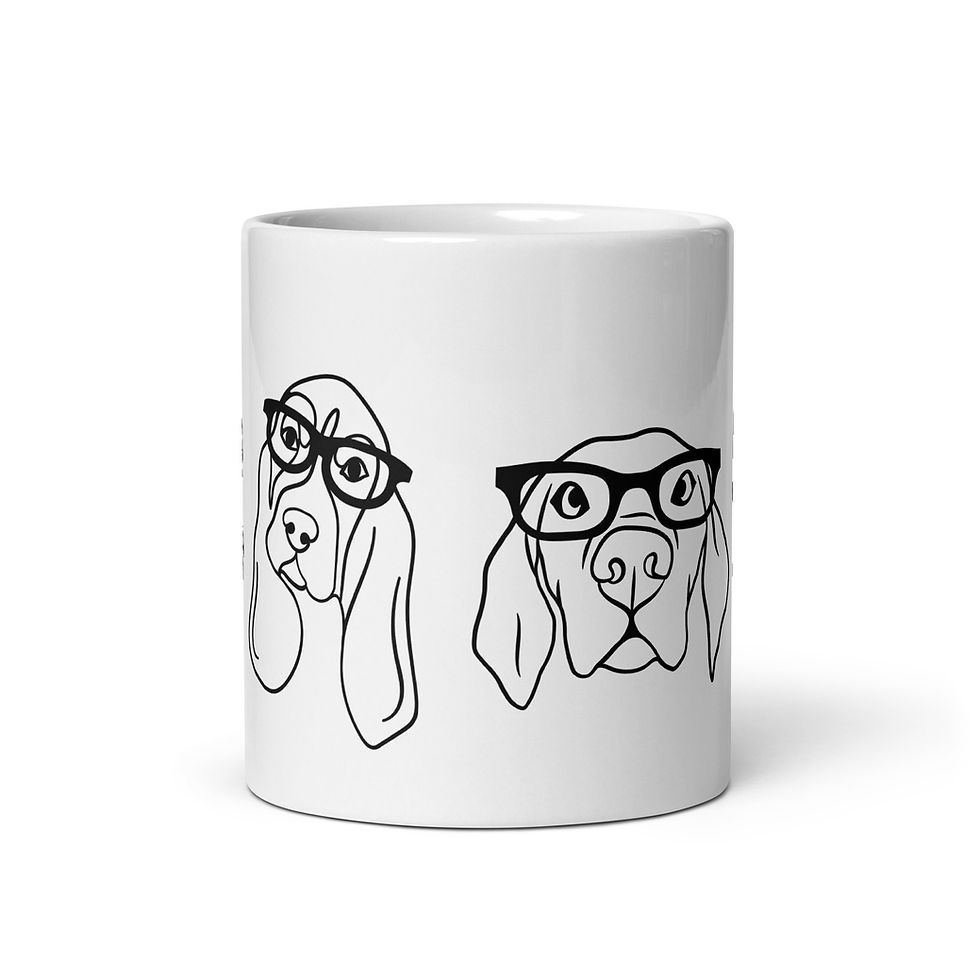 Thumbnail: Dogs in glasses Mug