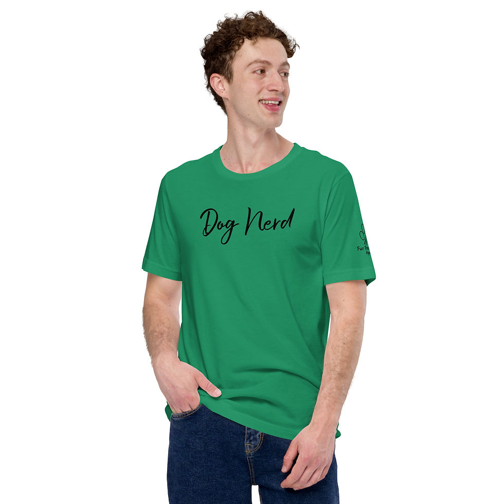 Thumbnail: Dog Nerd Text Unisex T-shirt